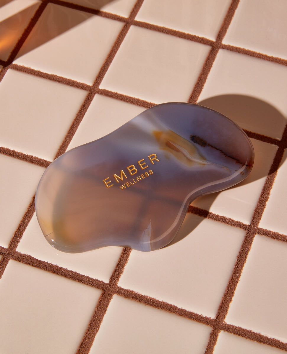 Ember Wellness- Cloud Gua Sha - Agate