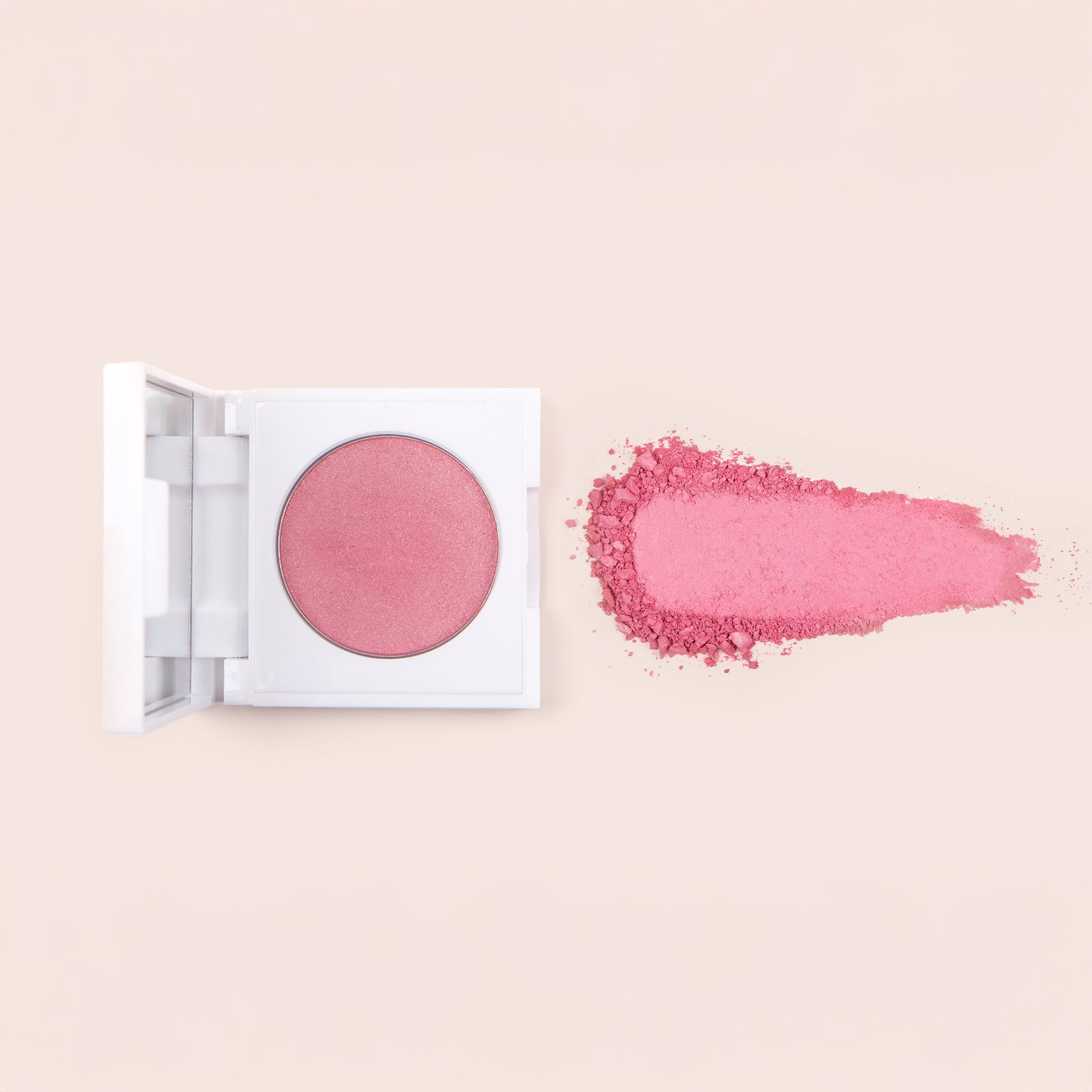 Julystar high gloss makeup suntan rouge pearl powder blusher